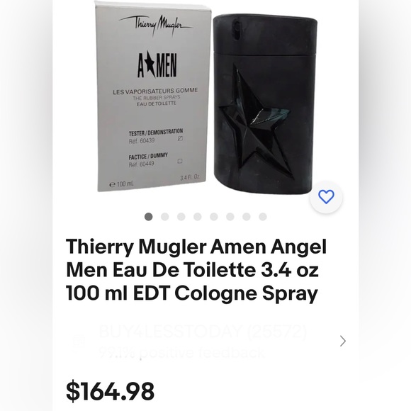 Angel by Thierry Mugler, (A*men) 3.4oz EDT - Picture 3 of 6